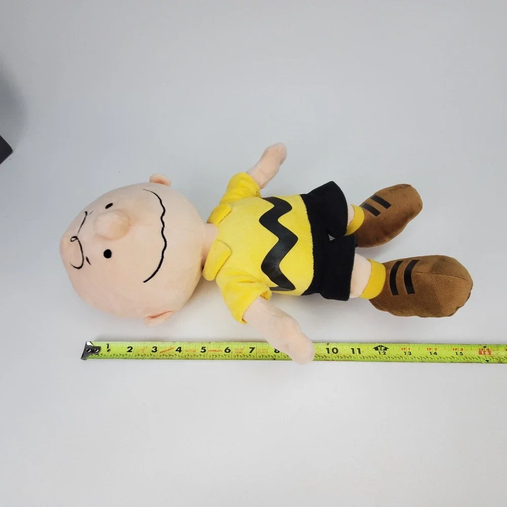 Kohls Cares Peanuts Charlie Brown Plush Stuffed Animal Yellow Shirt 12 Inch